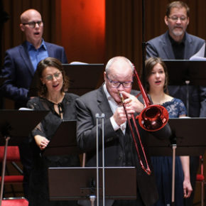 Nils Landgren takes center stage in ‘Sonnets of Darkness and Love’, the final work of composer Sven-David Sandström.